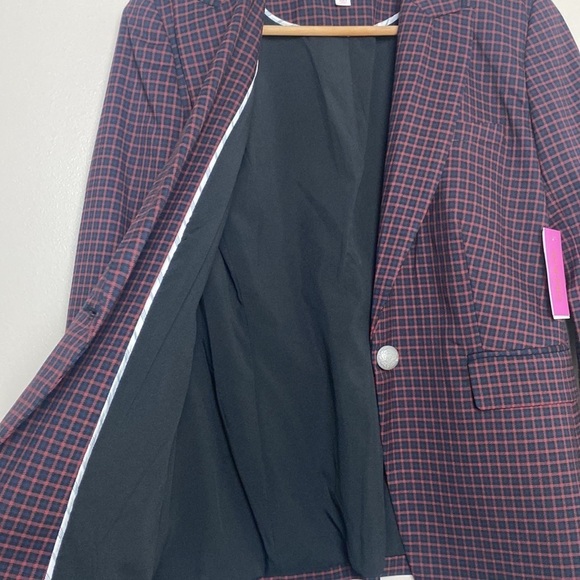 Riley & Rae Mini-checkered Blazer Size 4 - Picture 10 of 12
